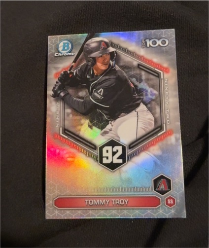 2026 Bowman Chrome #BTP-92 Tommy Troy — front