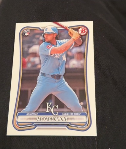 2026 Bowman #75 Jac Caglianone — front