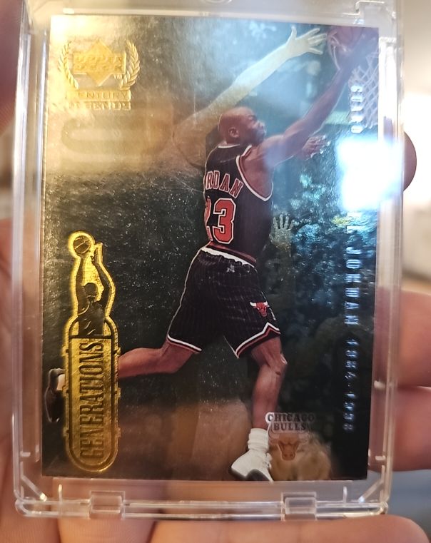 1999 Upper Deck Century Legends Generations Michael Jordan / Julius Erving — front