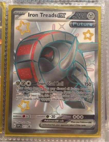 2024 Pokémon TCG Scarlet & Violet Promo #073 Iron Treads EX — front