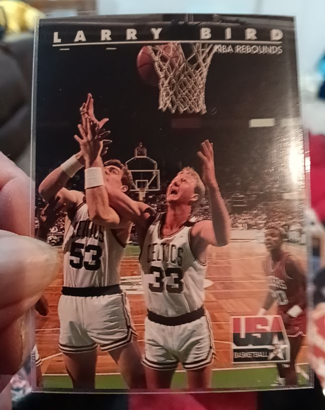 1992 SkyBox USA Basketball #18 Larry Bird — front