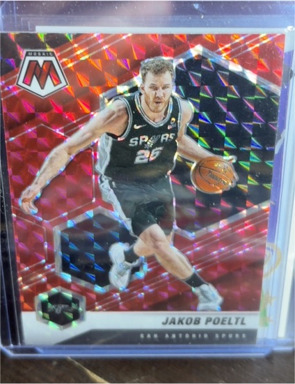 2020-21 Panini Mosaic #189 Jakob Poeltl — front