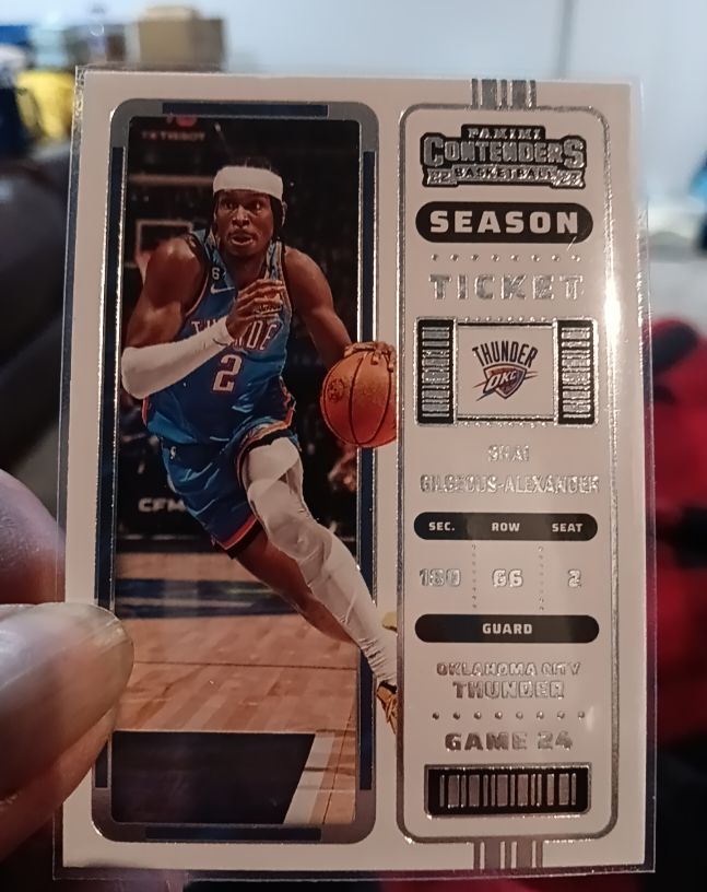 2022-23 Panini Contenders #18 Shai Gilgeous-Alexander — front