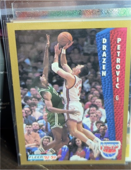 1992-93 Fleer #147 Drazen Petrovic — front