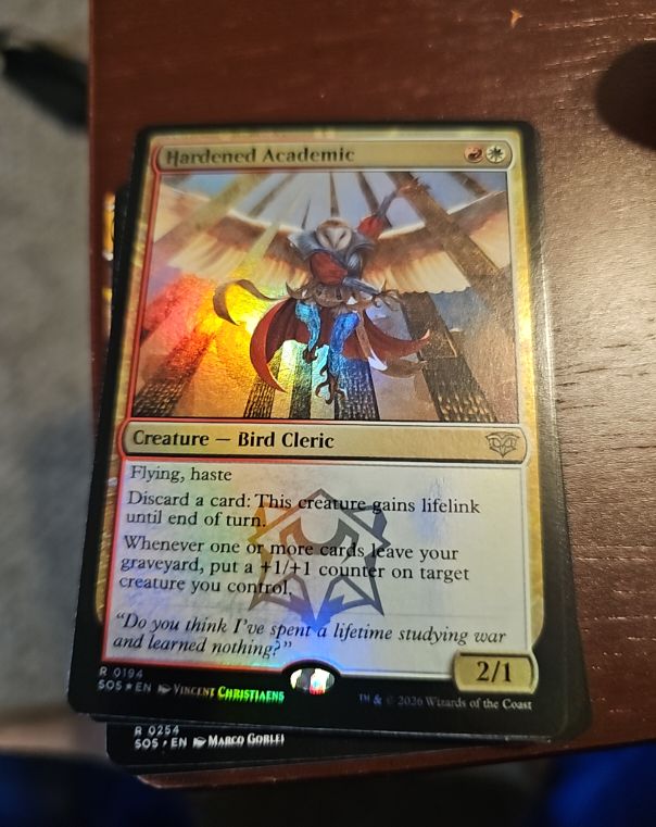 2023 Magic: The Gathering #351 Hardened Academic — front