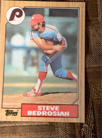 1987 Topps #736 Steve Bedrosian — front