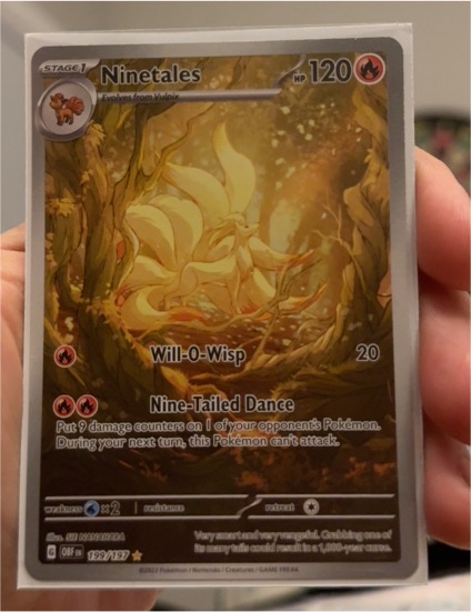2023 Pokémon SV03: Obsidian Flames #199 Ninetales — front