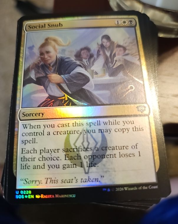 2021 Magic: The Gathering Secrets of Strixhaven #228 Social Snub — front