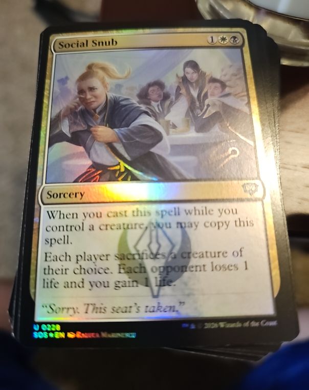 2021 Magic: The Gathering #228 Social Snub — front