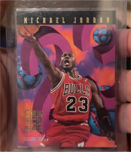 1995-96 SkyBox NBA Hoops Crunchers #1 Michael Jordan — front