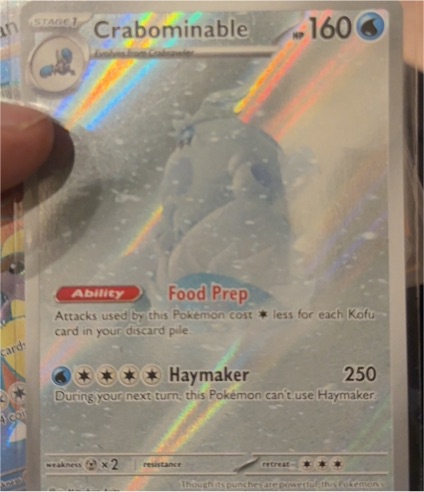 2024 Pokémon SV07: Stellar Crown #149 Crabominable — front