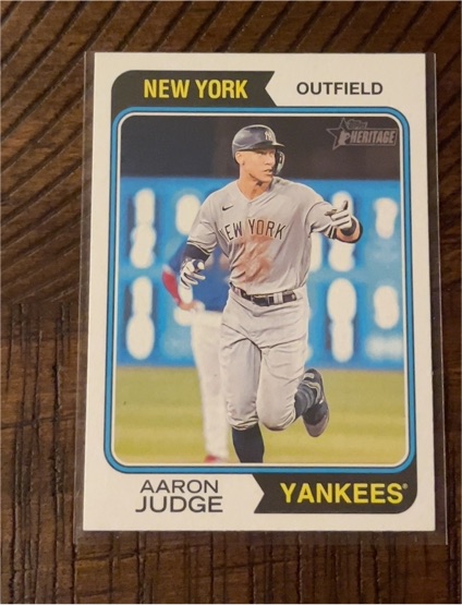 2023 Topps Heritage #152 Aaron Judge — front