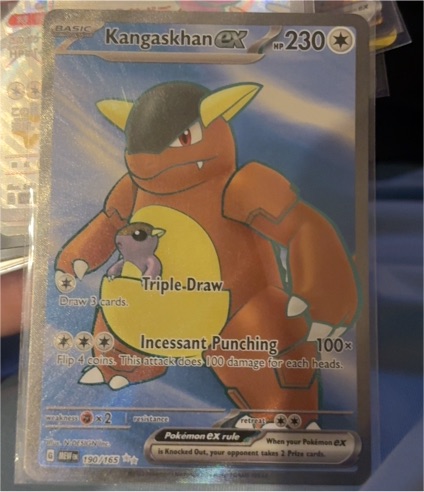 2023 Pokémon Scarlet & Violet 151 #190/165 Kangaskhan ex — front