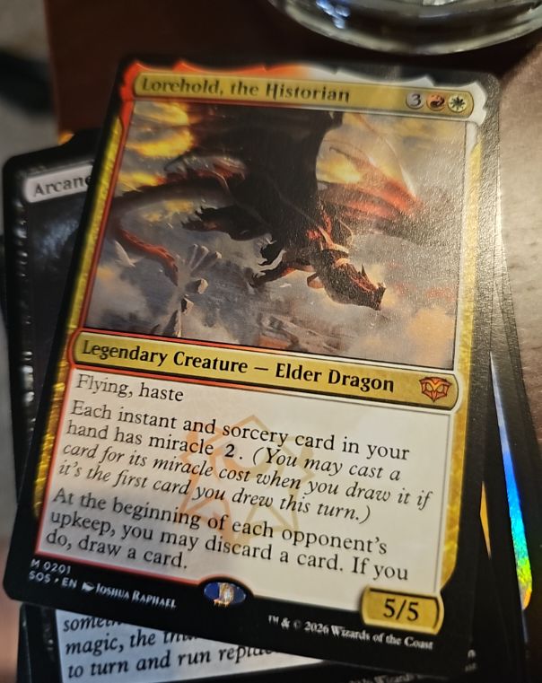 2026 Magic: The Gathering #201 Lorehold, the Historian — front