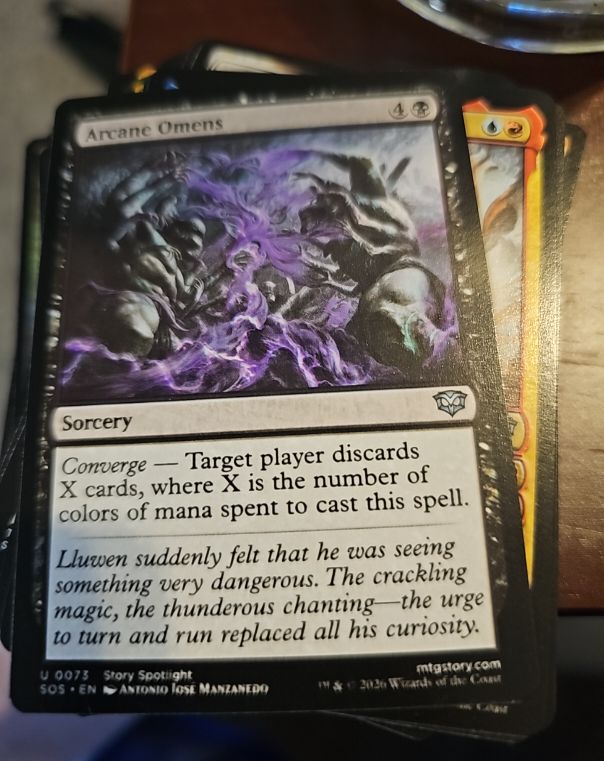 2023 Magic: The Gathering #73 Arcane Omens — front