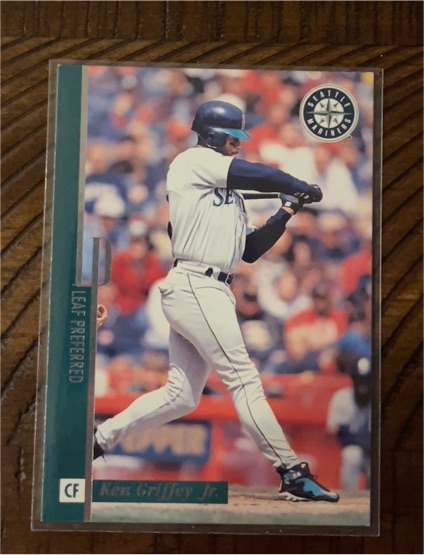 1996 Leaf Preferred #1 Ken Griffey Jr. — front