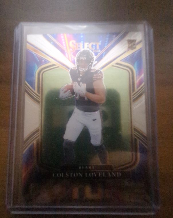 2025 Panini Select #8 Colston Loveland Future Insert Rookie — front