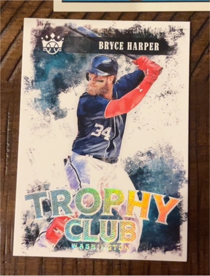 2018 Panini Diamond Kings Trophy Club #TC12 Bryce Harper — front