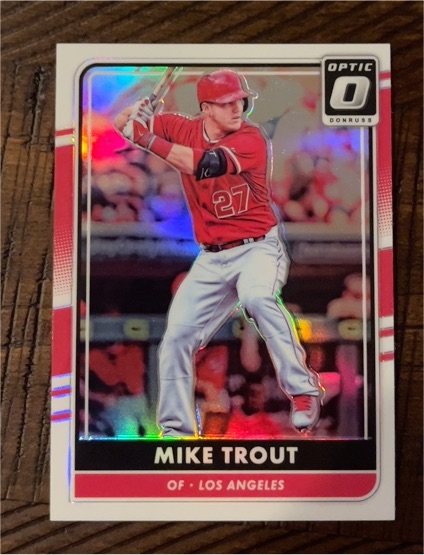 2016 Donruss Optic #89 Mike Trout — front