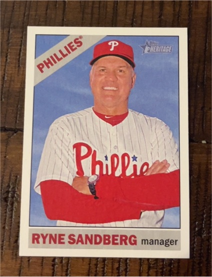 2015 Topps Heritage #411 Ryne Sandberg — front