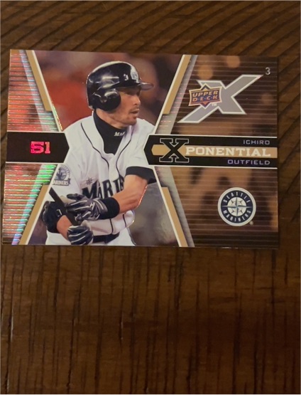 2008 Upper Deck X #X3-IS Ichiro Suzuki Xponential 3 — front