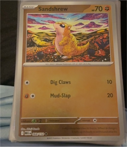 2023 Pokémon 068 Sandshrew — front