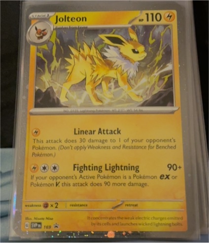 2025 Pokémon TCG Scarlet & Violet Promo #169 Jolteon — front