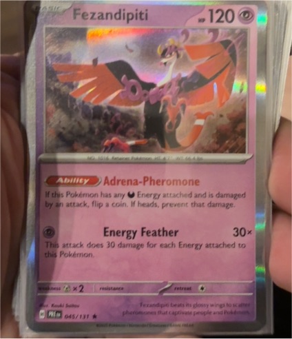 2023 Pokémon Scarlet & Violet Twilight Masquerade #096 Fezandipiti — front