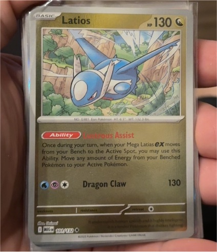 2015 Pokémon ME01 #101 Latios — front