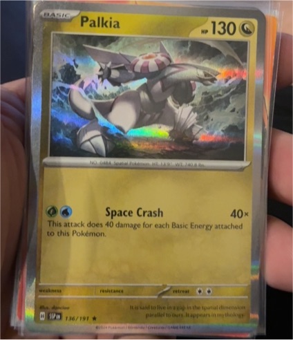 2024 Pokémon SV08: Surging Sparks #136 Palkia — front