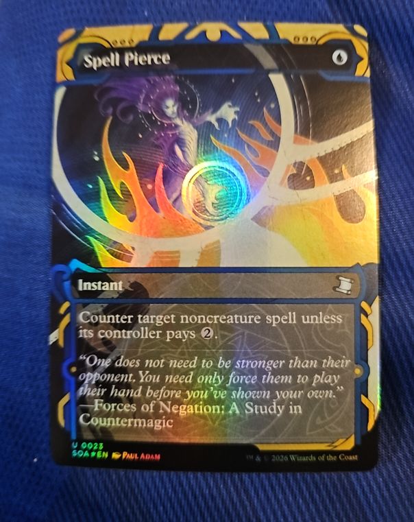 2026 Wizards of the Coast Secrets of Strixhaven: Mystical Archive #23 Spell Pierce — front