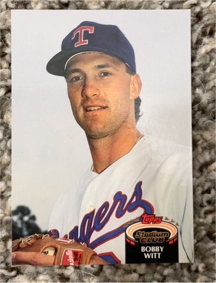 1992 Topps Stadium Club #677 Bobby Witt — front