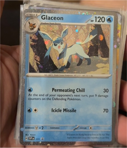 2025 Pokemon Black Star Promo #171 Glaceon — front