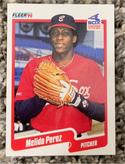 1990 Fleer #546 Melido Perez — front