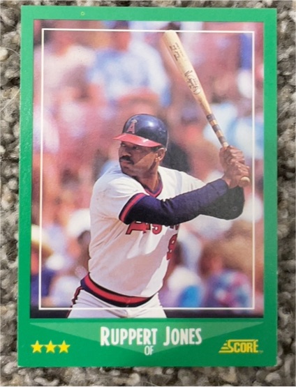 1988 Score #333 Ruppert Jones — front