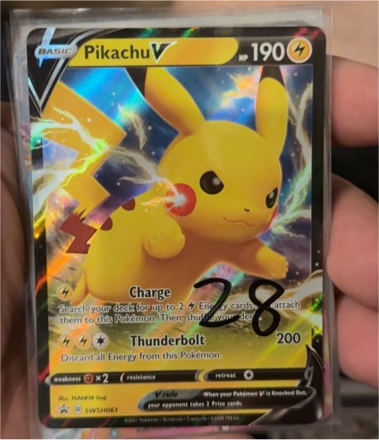 2020 Pokémon Vivid Voltage #043 Pikachu V — front