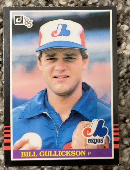 1985 Donruss #97 Bill Gullickson — front