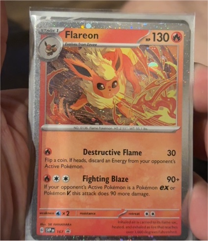 2023 Pokémon SV: Scarlet & Violet Promo #167 Flareon — front
