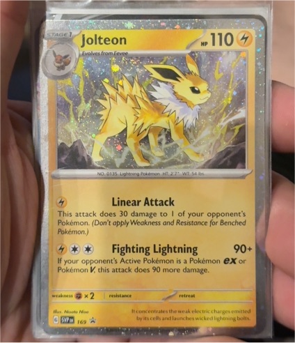 2024 Pokémon TCG Scarlet & Violet Promo #169 Jolteon — front