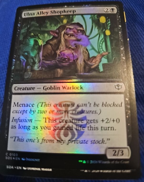 2021 Magic: The Gathering Secrets of Strixhaven #103 Ulna Alley Shopkeep — front