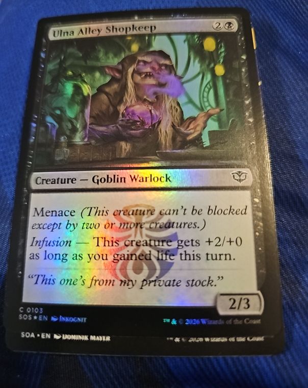 2023 Magic: The Gathering Secrets of Strixhaven #103 Ulna Alley Shopkeep — front