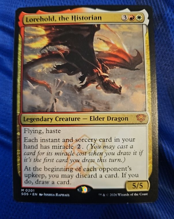2020 Magic: The Gathering #201 Lorehold, the Historian — front