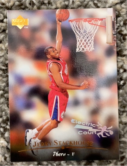 1995-96 Upper Deck Electric Court #133 Jerry Stackhouse — front