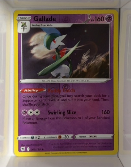 2022 Pokémon SWSH10: Astral Radiance #062 Gallade — front
