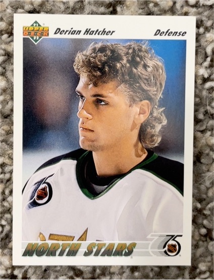 1991-92 Upper Deck #546 Derian Hatcher — front