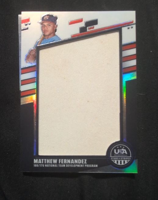 2026 Panini USA Baseball Stars & Stripes Matthew Fernandez National Team Development Program — front