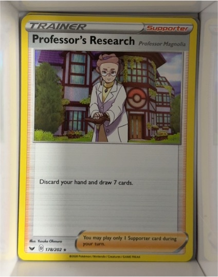 2020 Pokemon Sword & Shield #178 Professor's Research Professor Magnolia — front