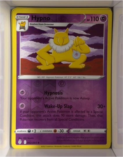 2021 Pokémon SWSH07: Evolving Skies #062 Hypno — front