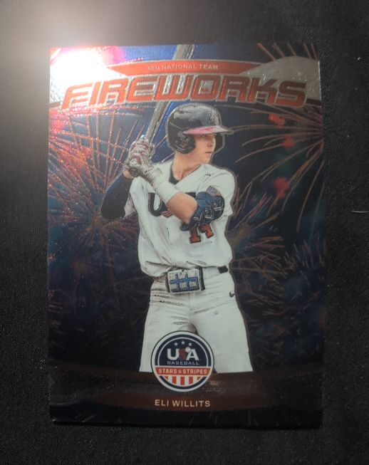 2026 Panini Stars & Stripes #25 Eli Willits Fireworks — front