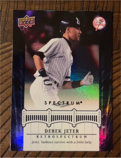 2008 Upper Deck Spectrum #DJ66 Derek Jeter Retrospectrum — front